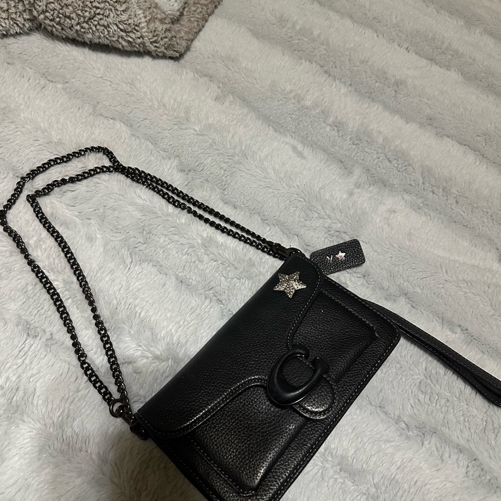 Black Chain Crossbody Bag